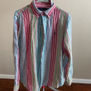 Polo Ralph Lauren casual colorful button down size M